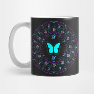 Butterfly effect Mandala Mug